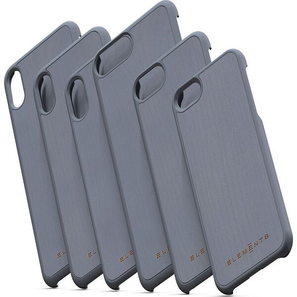 Nordic Elements Nordic Elements Original Gefion - Etui Iphone Xs Max Z Prawdziwym Drewnem Klonowym (mid Grey) 5710244 5706662204781
