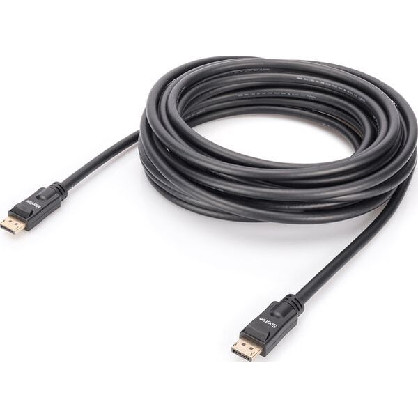 Kabel Digitus DisplayPort - DisplayPort 10m czarny (AK-340105-100-S) 5739830 4016032433699