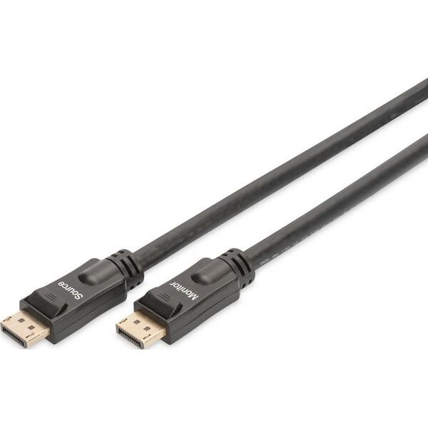 Kabel Digitus DisplayPort - DisplayPort 10m czarny (AK-340105-100-S) 5739830 4016032433699