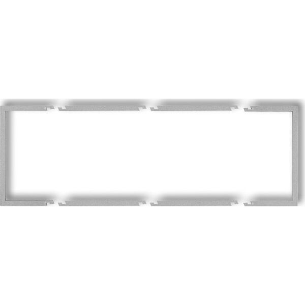 Karlik Ramka wypełniająca potrójna serii Deco srebrny metalik (7DRW-3) 5774820 5903418066550
