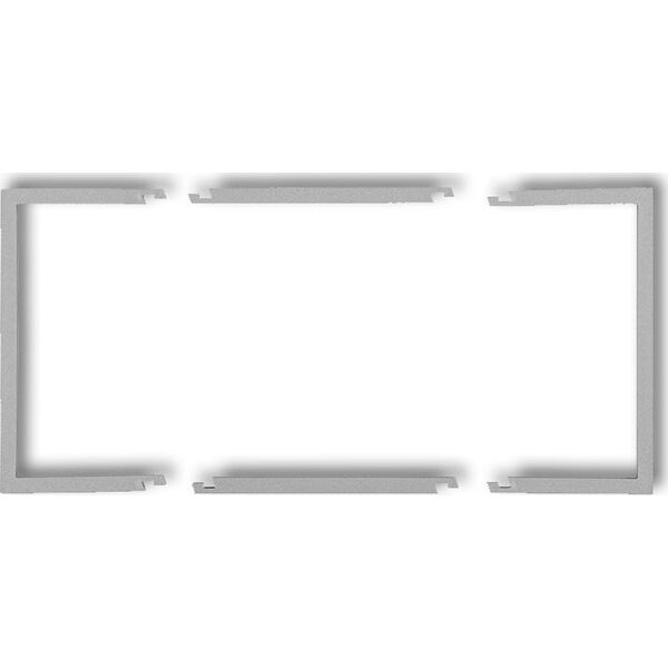 Karlik Ramka wypełniająca podwójna serii Deco srebrny metalik (7DRW-2) 5774821 5903418066543