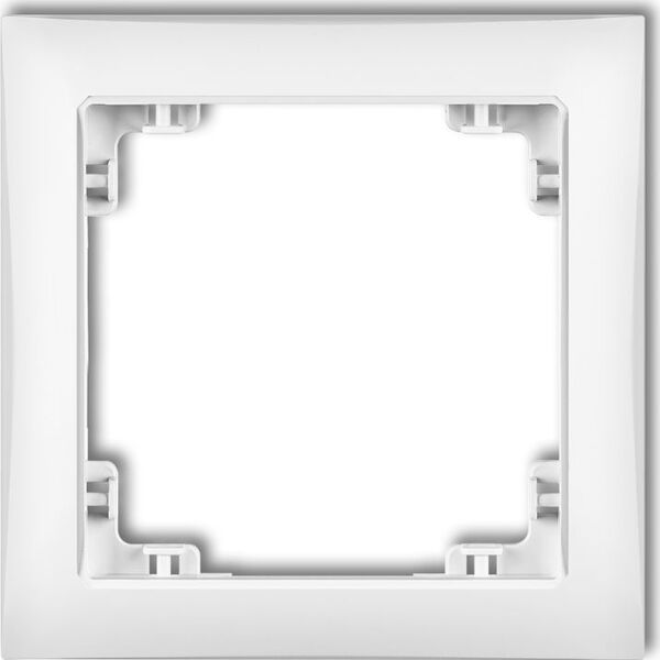 Karlik Ramka Deco Soft uniwersalna pojedyncza z tworzywa biała (DRSO-1) 5774910 5901832008231