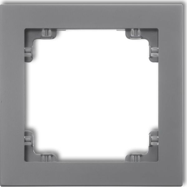 Karlik Deco Ramka uniwersalna pojedyncza z tworzywa szary mat (27DR-1) 5774917 5901832007517