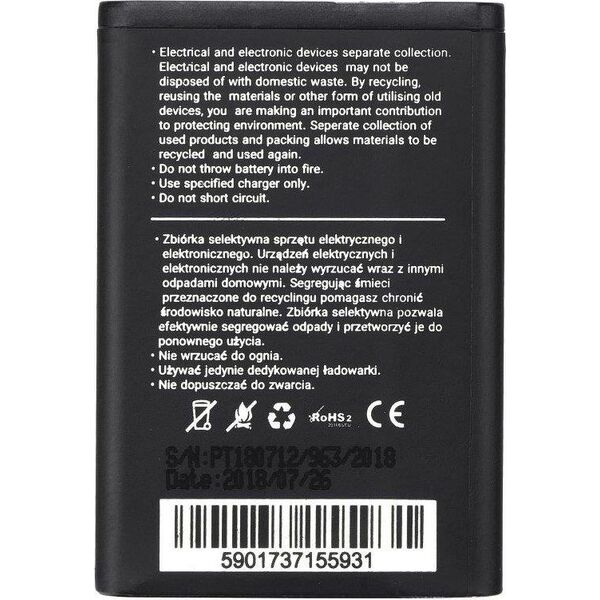 Bateria Blue Star BlueStar Battery Samsung C3300 B2710 E1170 C5212 Li-Ion 1100 mAh Analog AB553446BU 5776233 5901737155931