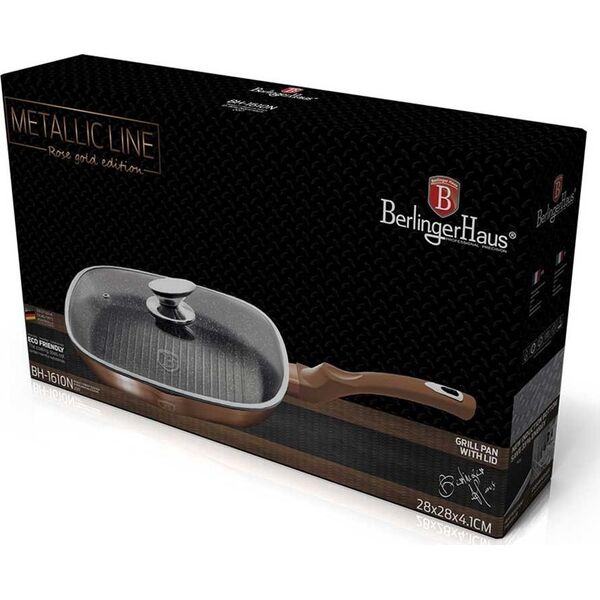 Patelnia Berlinger Haus grillowa Metallic 28cm 5783990 5999056781436