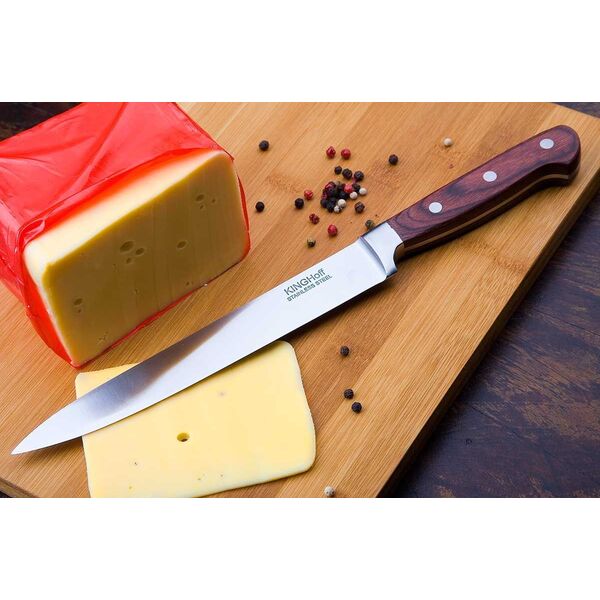KingHoff STALOWY NÓŻ DO PORCJOWANIA KINGHOFF KH-3439 20cm 5784441 5908287234390