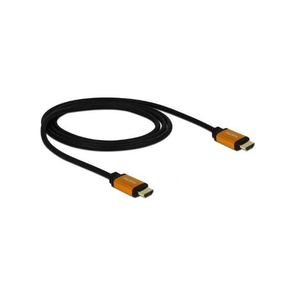 Kabel Delock HDMI - HDMI 2m pomarańczowy (85729) 5803386 4043619857296