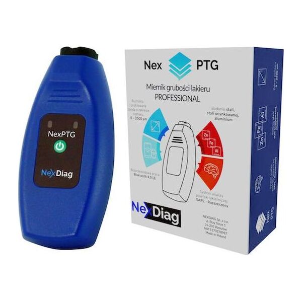 NexDiag Miernik GrubościLakieru NexDiag NexPTG Professional 5817002 5906874578094