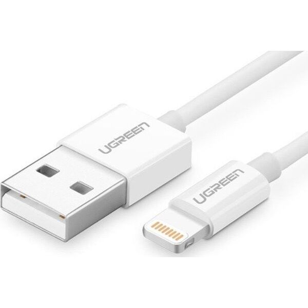 Kabel USB Ugreen USB-A - Lightning 2 m Biały (20730) 5857676 6957303827305
