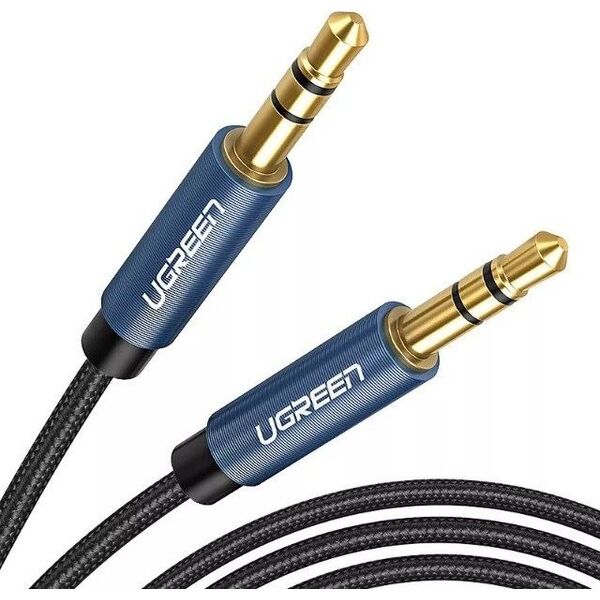 Kabel Ugreen Jack 3.5mm - Jack 3.5mm 1m niebieski (60179) 5857685 6957303861798