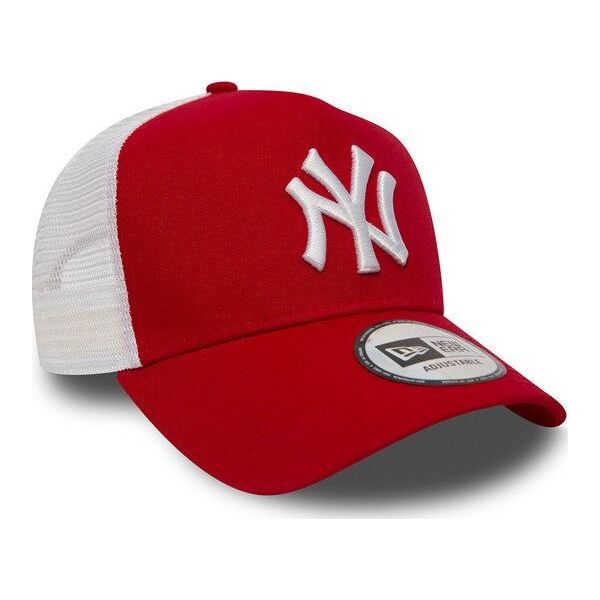New Era Czapka New York Yankees Clean A Frame Trucker czerwono-biała (11588488) 5863325 192093838049