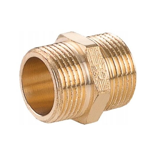 Perfexim Nypel mosiądz 1" wzmocniony PHA-304 G1 ZZ PN16 [20/100] 5931244 5902626299729