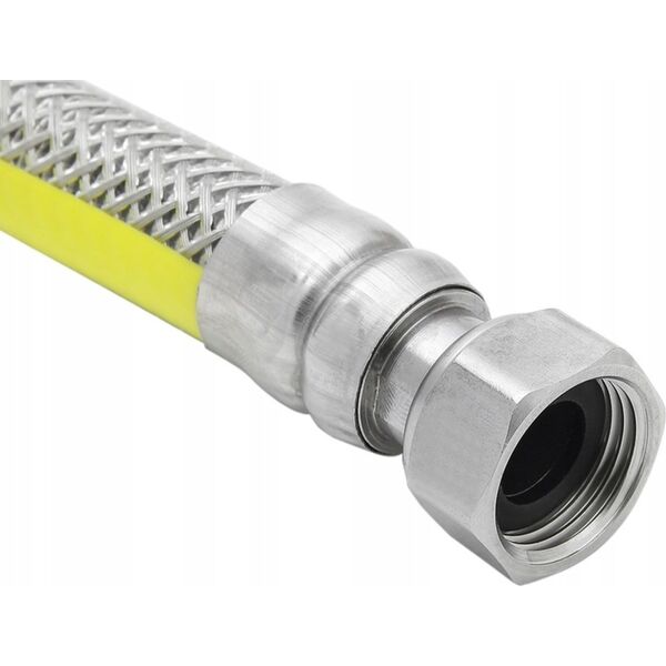 PROFITOR Przewód gazowy z dwoma nakrętkami obrotowymi G 1/2” e-GAZ Typ 111 GW/GW L = 1250 5934438 5907573471846