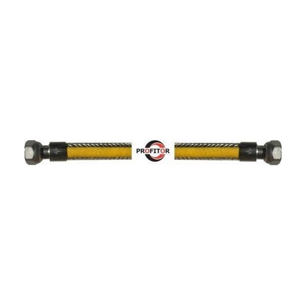 PROFITOR Przewód gazowy z dwoma nakrętkami obrotowymi G 1/2” e-GAZ Typ 111 GW/GW L = 2000 5934440 5907573471860