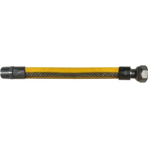 PROFITOR Przewód gazowy z nakrętką obrotową G 1/2” i końcówką GZ 1/2” Typ 112 GW/GZ L = 2000 5934446 5907573471921