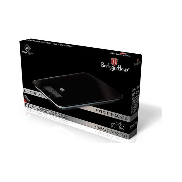 Waga kuchenna Berlinger Haus BH-9039 czarna 5936068 5999056796539