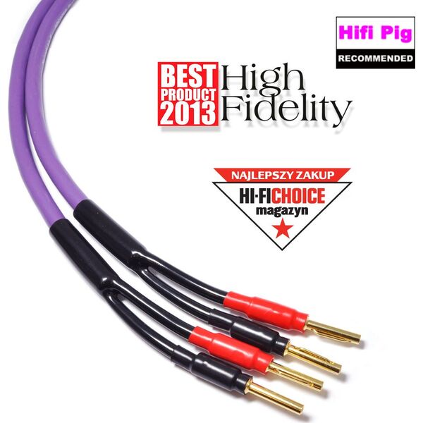 Kabel Melodika Banan x2 - Banan x2 3.5m fioletowy 6030637 5907609002754