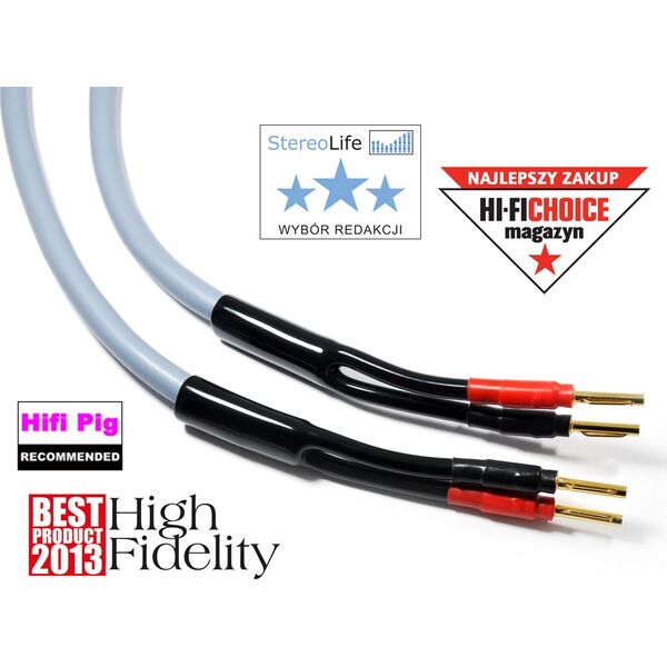 Kabel Melodika Banan x2 - Banan x2 1.5m szary 6030681 5907609003331