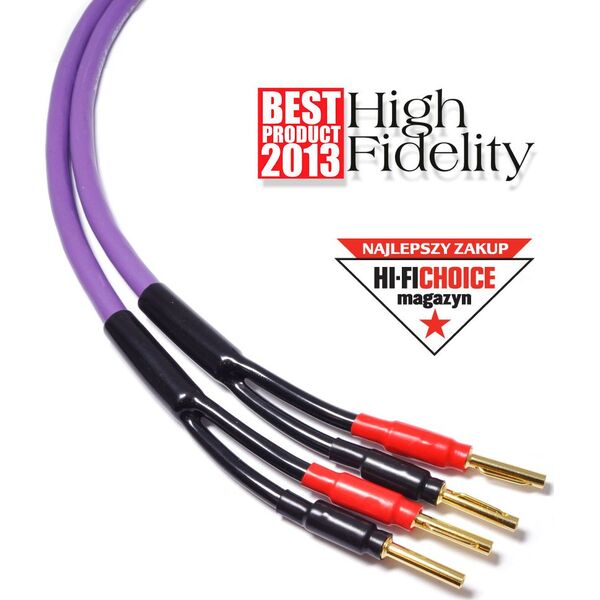 Kabel Melodika Banan x2 - Banan x2 3m fioletowy 6030705 5907609002563