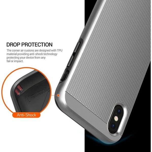 Obliq Obliq Slim Meta - Etui Iphone X (satin Silver) 6042007 817390021887