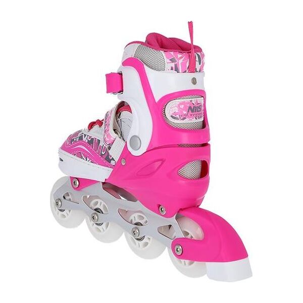 Rolki Nils Extreme NF10927 z wymienną płozą regulowane różowe r. 39-42 6063170 5907695532746
