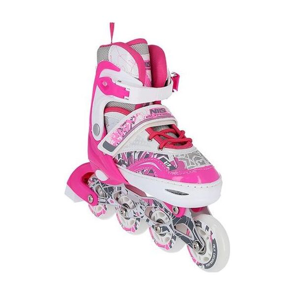 Rolki Nils Extreme NF10927 z wymienną płozą regulowane różowe r. 39-42 6063170 5907695532746