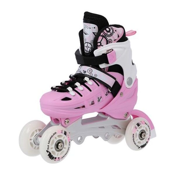 Rolki Nils Extreme NH10905 z wymienną płozą regulowane różowe r. 35-38 6063193 5907695532821