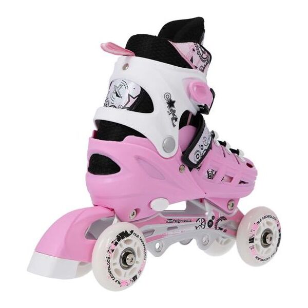 Rolki Nils Extreme NH10905 z wymienną płozą regulowane różowe r. 39-42 6063211 5907695532838