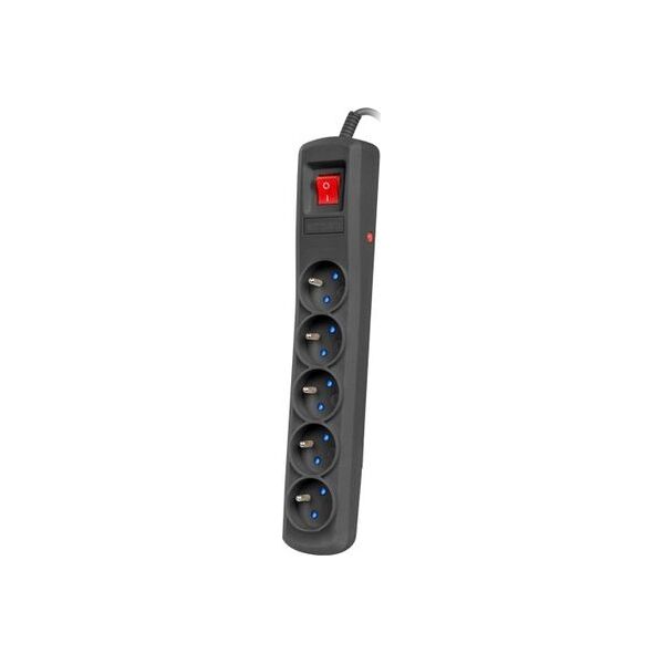 Listwa zasilająca Armac R5 przeciwprzepięciowa 5 gniazd 1.5 m czarna (R5/CZ/15) 6069519 5904722195882