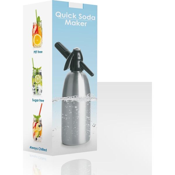 Saturator Art Quick Soda Srebrny 6072356 5902115409233