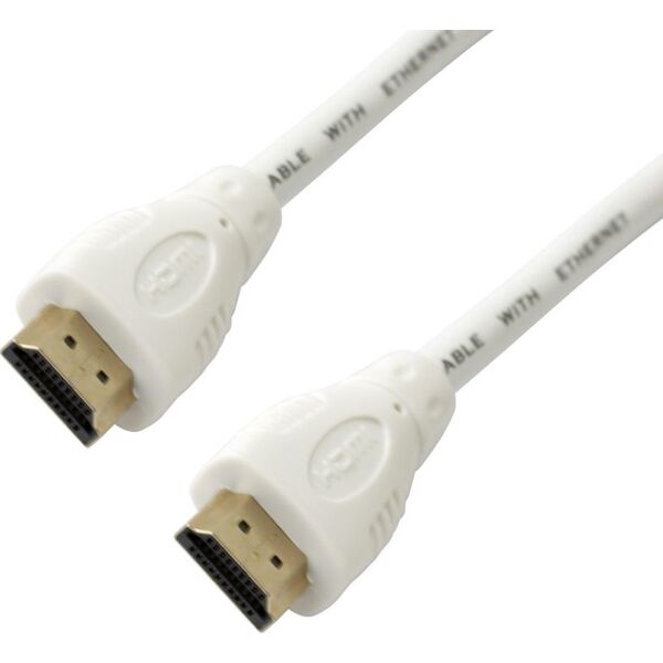 Kabel Manhattan HDMI - HDMI 0.5m biały (ICOC-HDMI-4-005NWT) 6118591 8051128105339