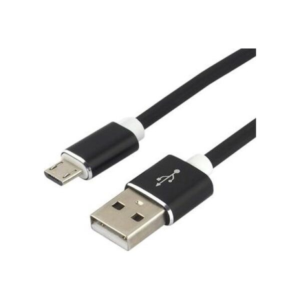 Kabel USB EverActive USB-A - microUSB 1 m Czarny (CBS-1MB) 6121702 5903205770684