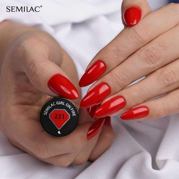 Semilac Semilac Lakier Hybrydowy 231 Girl on Fire 7ml uniwersalny 6123869 5902751421156