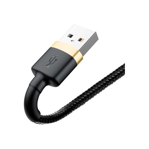 Kabel USB Baseus USB-A - Lightning 3 m Czarno-złoty (CALKLF-RV1) 6174341 6953156296329