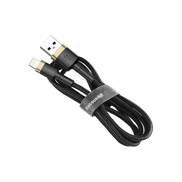 Kabel USB Baseus USB-A - Lightning 3 m Czarno-złoty (CALKLF-RV1) 6174341 6953156296329