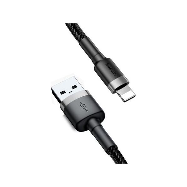 Kabel USB Baseus USB-A - Lightning 3 m Czarno-szary (6953156296305) 6174343 6953156296305
