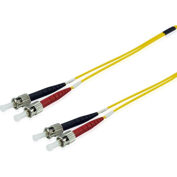 Equip Equip LWL Patchkabel ST->ST 5.00m Singlemode Duplex OS2 yel Polybeutel 6229368 4015867176931