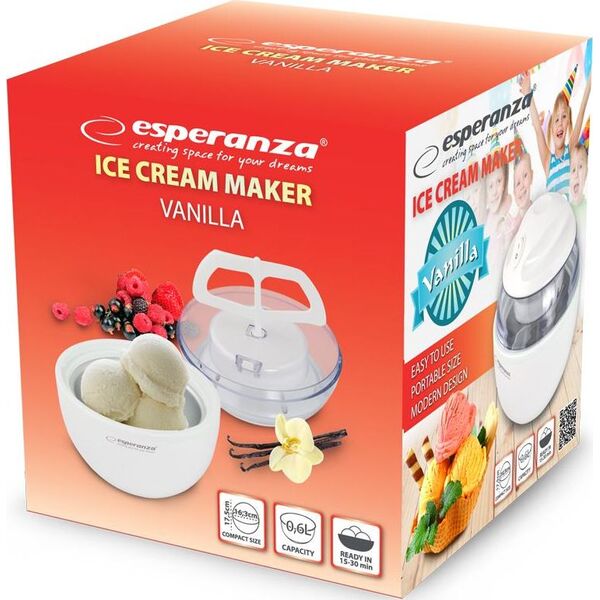 Maszynka do lodów Esperanza VANILLA EKI001 6259056 5901299954713