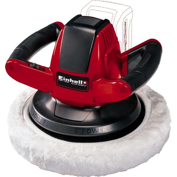 Einhell Polerka orbitalna CE-CB 18/254 Li Solo 18 V 6261426 4006825626599