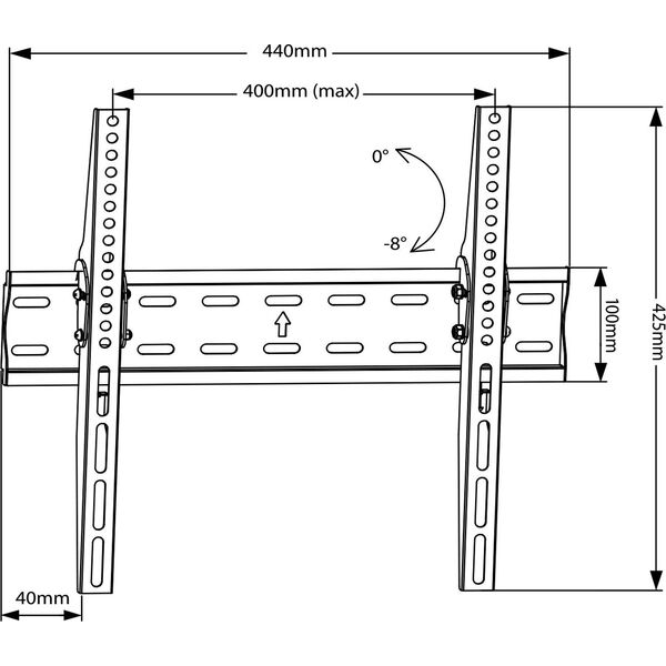 Maclean Uchwyt ścienny MC-862 26'' - 55'' 6288072 5902211114222