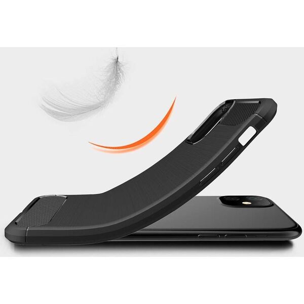 Etui Pancerne Carbon IPHONE 11 (6,1) czarne uniwersalny 6289185 5903657575219