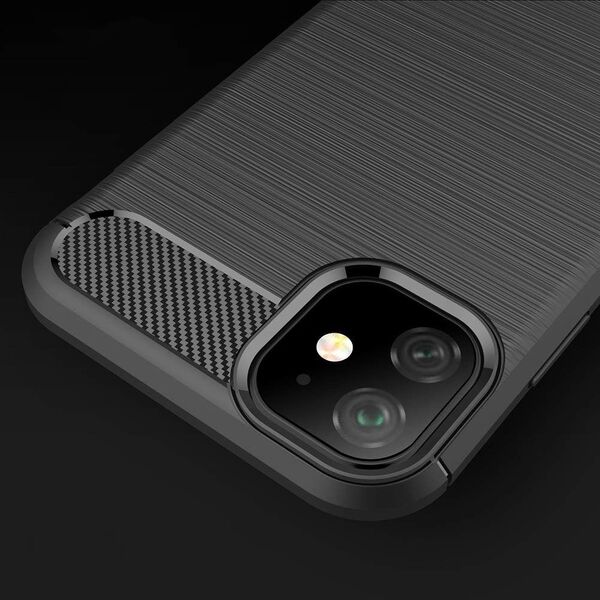 Etui Pancerne Carbon IPHONE 11 (6,1) czarne uniwersalny 6289185 5903657575219