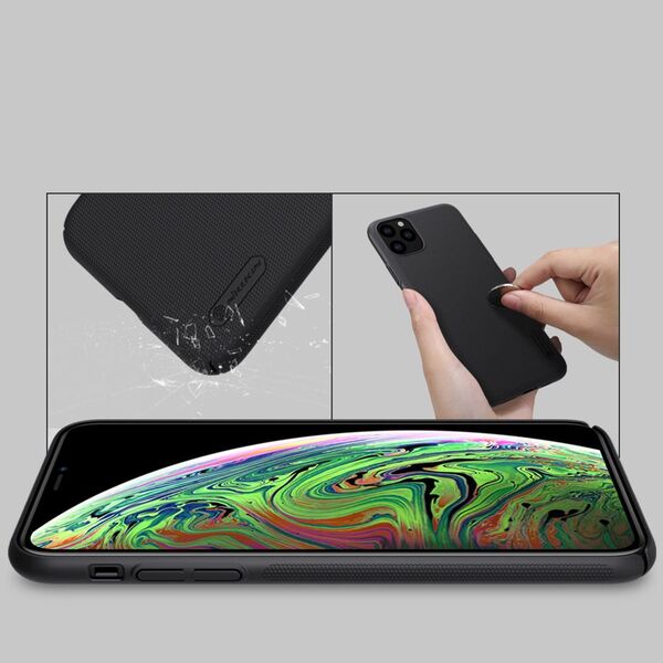 Nillkin Etui Nillkin Frosted iPhone 11 Pro Max - Gold uniwersalny 6290850 6902048184152