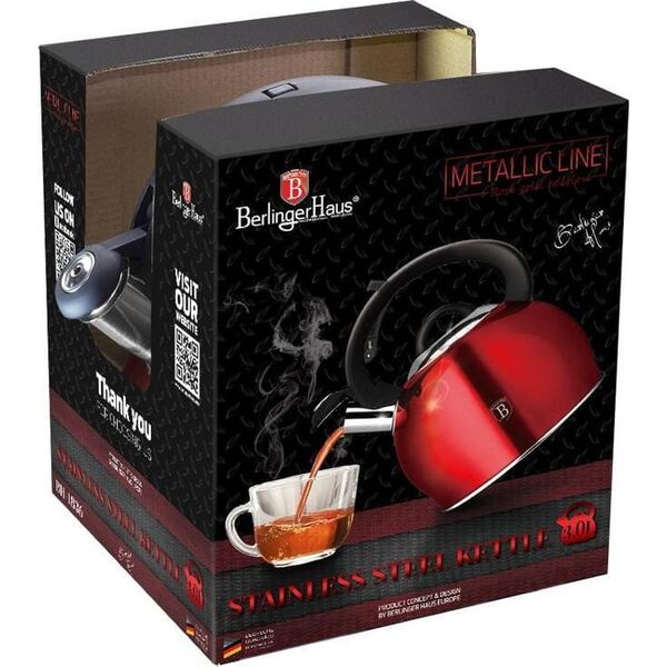 Berlinger Haus CZAJNIK STALOWY 3.0L BERLINGER HAUS BURGUNDY LINE BH-1074 6311705 5999108405143