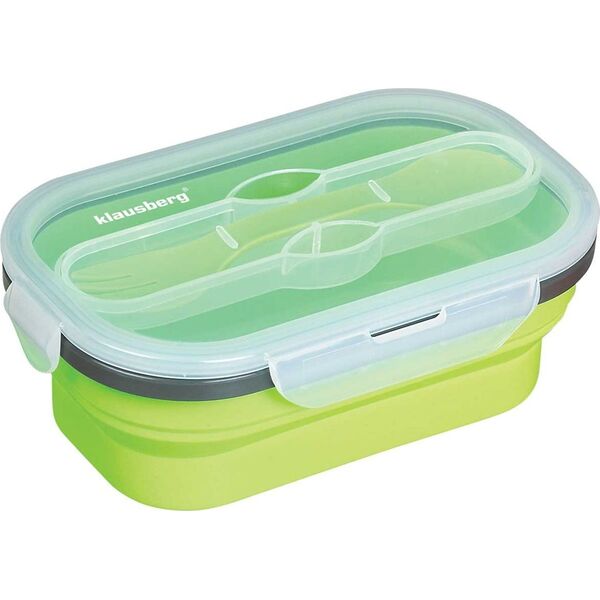 Klausberg SILIKONOWY SKŁADANY LUNCH BOX KLAUSBERG KB-7022 6312044 5902666610225