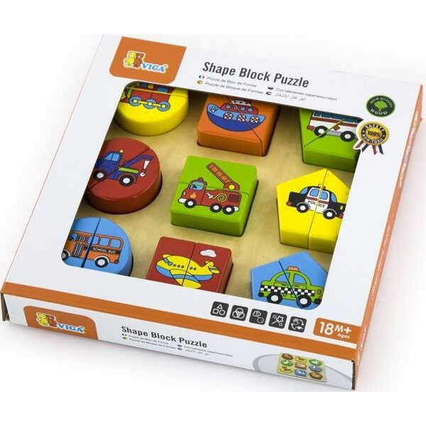 Viga Puzzle Drewniane Viga Pojazdy 6315414 6934510595869