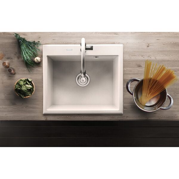 Zlewozmywak Deante Zlewozmywak ANDANTE ALABASTER GRANIT + SPACE SAVER 6336543 5908212073728