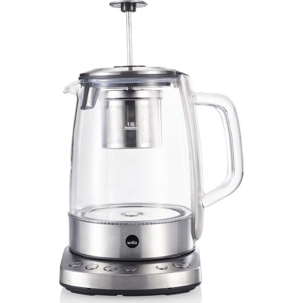 Wilfa Czajnik do herbaty wilfa TM-1500S (1500W| kolor stalowy) 6337750 7044876099587