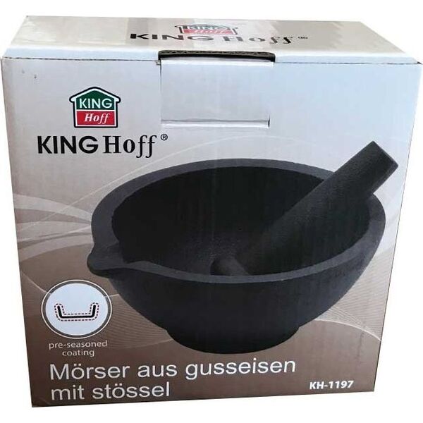 KingHoff MOŹDZIERZ ŻELIWNY KINGHOFF 13cm [KH-1197] 6341751 5908287211971
