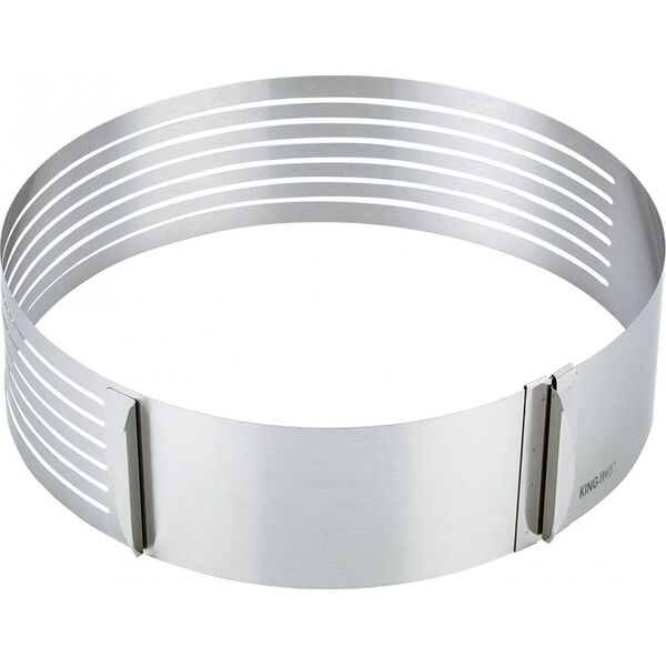 KingHoff OBRĘCZ DO TORTÓW 24-30cm OPASKA REGULOWANA KINGHOFF KH-1474 6342230 5908287214743